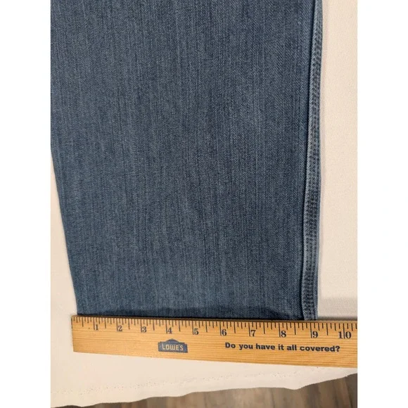 Carhartt Jeans Mens 38x34 Blue Relaxed Fit 101483-980 Straight Leg Denim Work - Picture 6 of 9